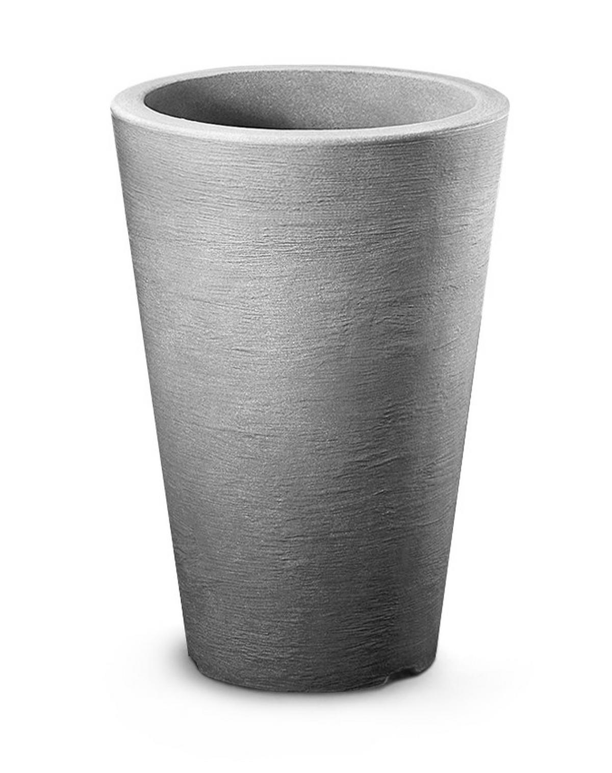 Übertopf Sunny - Anthrazit, MODERN, Kunststoff (24/35cm) - Luca Bessoni