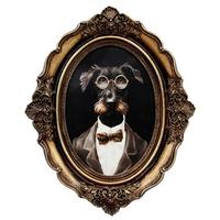 Bild Hermi - Messingfarben/Multicolor, KONVENTIONELL, Glas/Papier (21/2,4/25,5cm) - James Wood