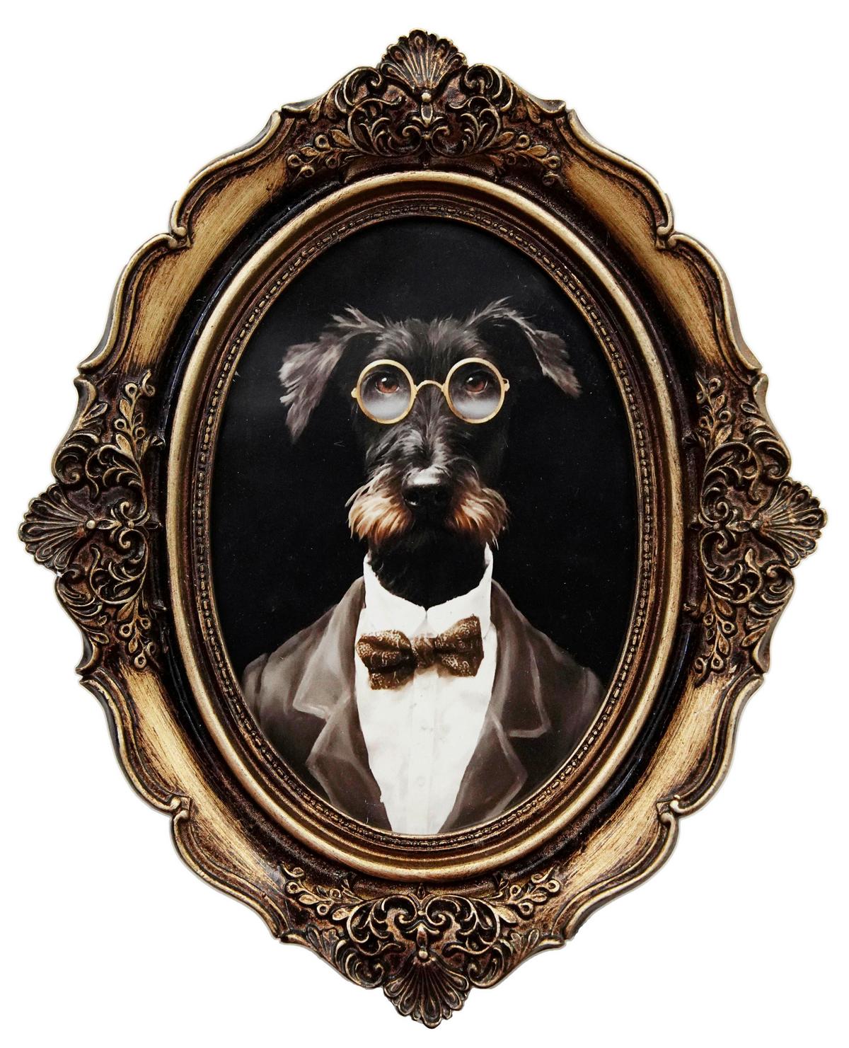 Bild Hermi - Messingfarben/Multicolor, KONVENTIONELL, Glas/Papier (21/2,4/25,5cm) - James Wood