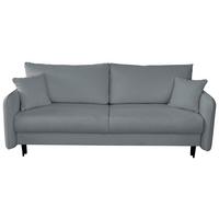 Schlafsofa Carine Mit Bettkasten Grau B: 216 Cm - Schwarz/Weiß, Design, Textil (216/96/102cm) - MID.YOU