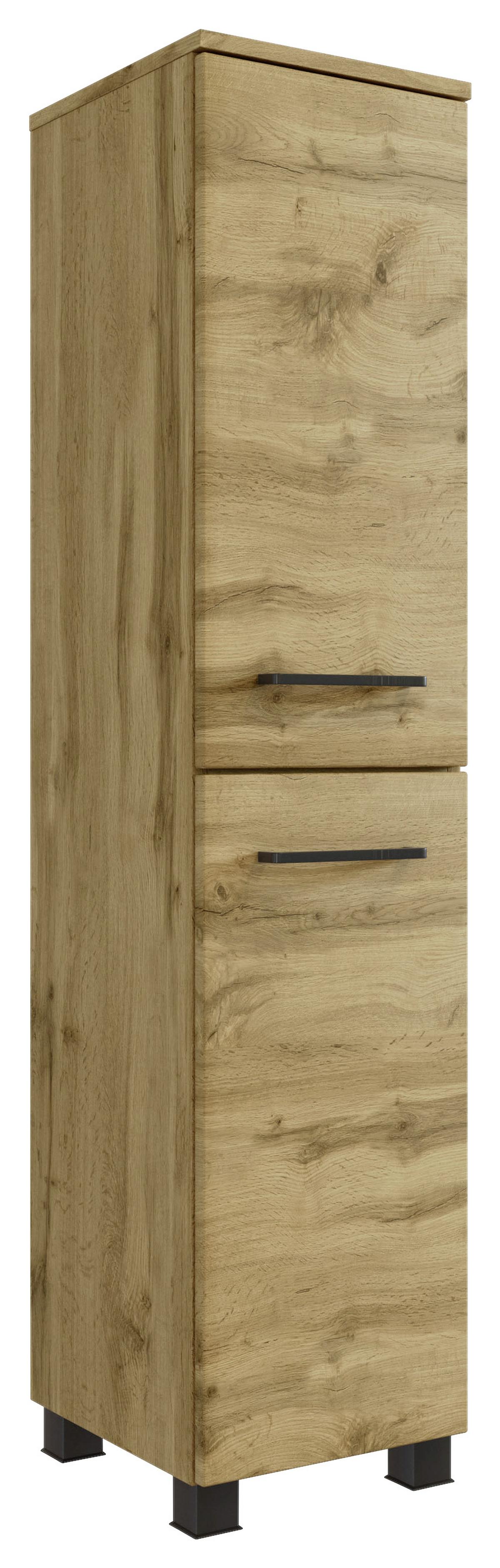 Badmöbel-set Manchester B: 120 Cm Eiche Wotan Dekor - Eichefarben, MODERN, Holzwerkstoff (120cm) - Held