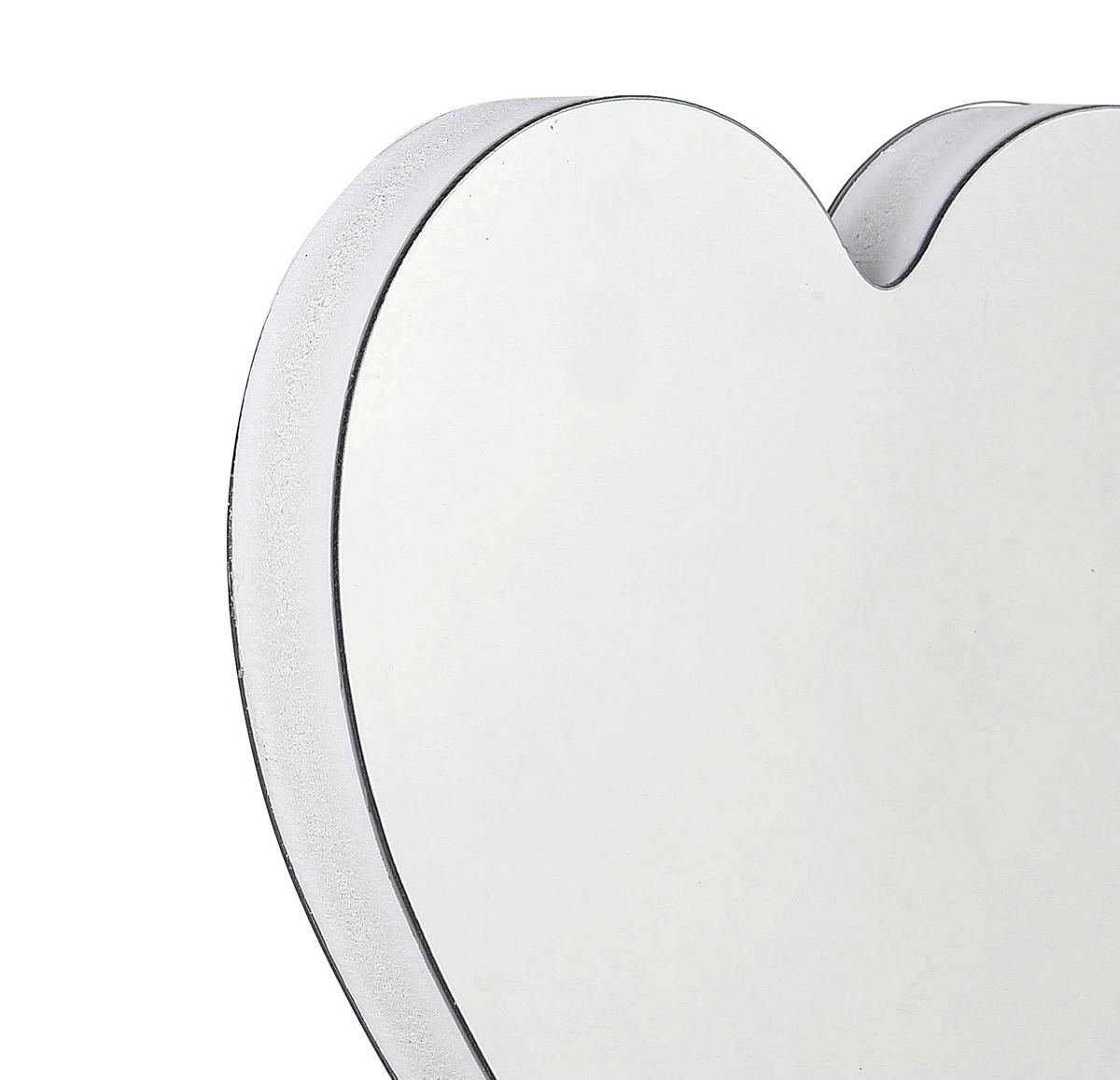 LED-Dekoleuchte Heart - Transparent/Weiß, Basics, Kunststoff (14,5/4,6/17,9cm) - Luca Bessoni
