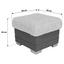Hocker Sava - Schlammfarben/Silberfarben, MODERN, Holz/Papier (58/44/58cm) Hocker Sava - Schlammfarben/Silberfarben, MODERN, Holz/Papier (58/44/58cm)