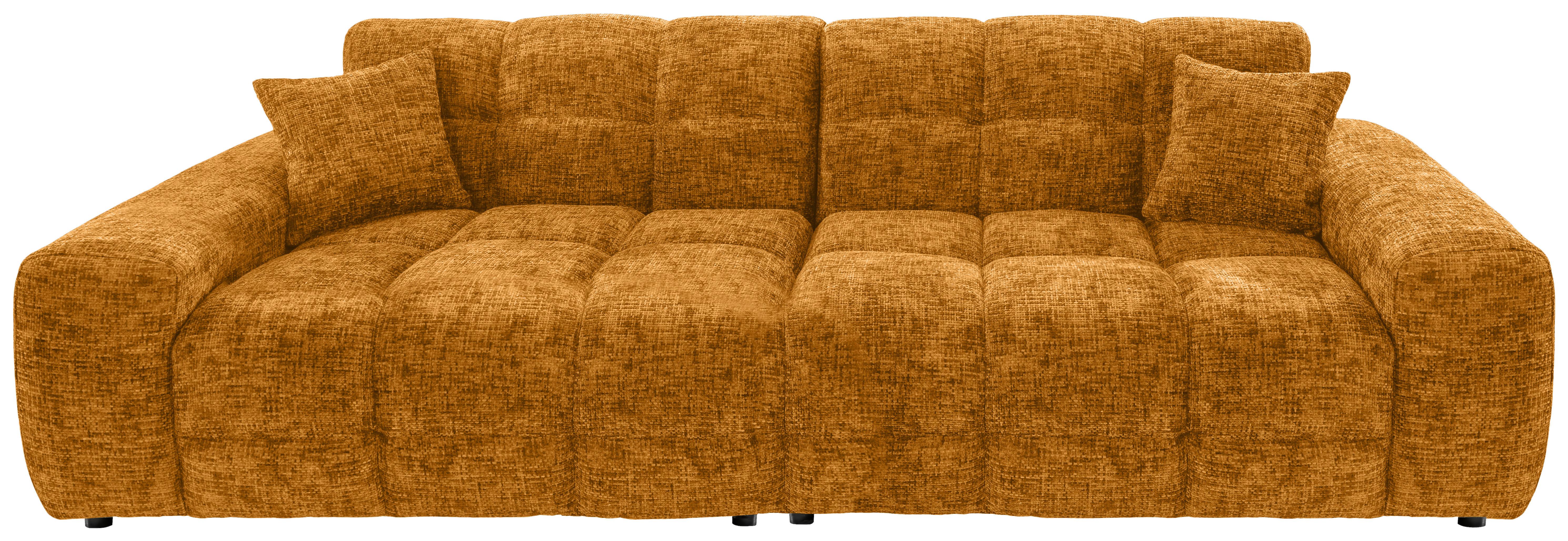 Viersitzer-Sofa Bosco, Goldfarben B: 300 cm - Goldfarben/Schwarz, MODERN, Textil (300/87/120cm) - Livetastic
