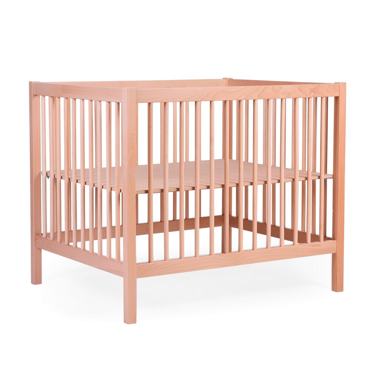 Laufgitter Höhenverstellbar Naturfarben, L: 98 Cm - Naturfarben, KONVENTIONELL, Holz/Kunststoff (98/78/82cm) - Childhome