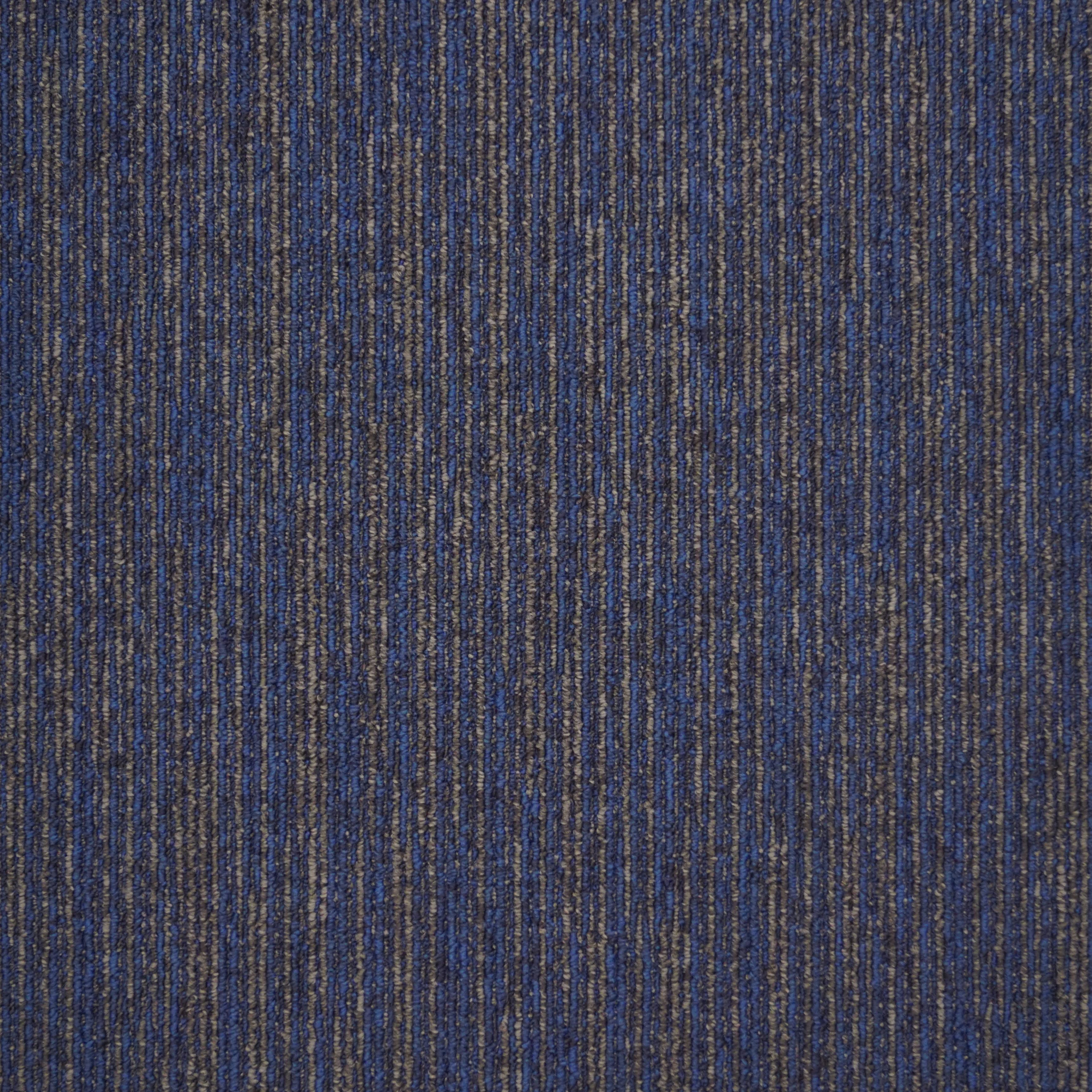Teppichfliese Blau/grau Ambition 50x50 Cm Florhöhe 3mm - Blau/Grau, Basics, Textil (50/50cm)