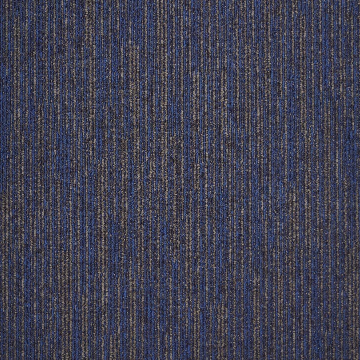 Teppichfliese Blau/grau Ambition 50x50 Cm Florhöhe 3mm - Blau/Grau, Basics, Textil (50/50cm)