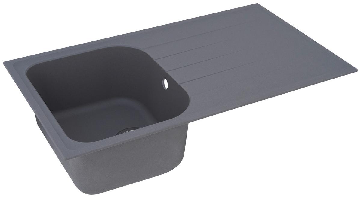 Spüle Respekta Stein Bxt: 86x50 cm - Grau, Trend, Stein (86/20,9/50cm) - Respekta