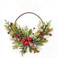 KRANZ DENI -PAZ- - Rot/Braun, KONVENTIONELL, Naturmaterialien/Kunststoff (38/9cm) - Luca Bessoni