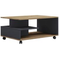 Couchtisch Stango Anthrazit Honigeiche Dekor - Honigeiche/Anthrazit, Design, Holzwerkstoff/Kunststoff (80/50/41cm) - MID.YOU