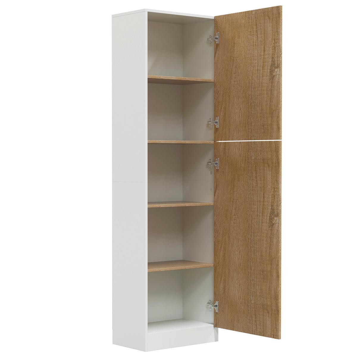 AKTENSCHRANK DILOS XL - Honigeiche/Weiß, MODERN, Holzwerkstoff (52/183/32cm) - MID.YOU