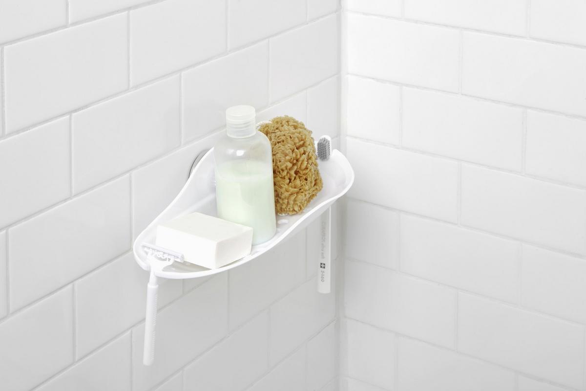 MÝDLENKA EASY - bílá, Moderní, plast (30,5/13,35/10cm) - Premium Living