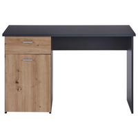 Schreibtisch Mit Schublade B: 120 Cm H: 75,5 Cm Simon - Anthrazit/Eiche Artisan, MODERN, Holzwerkstoff (120/75,5/60cm)