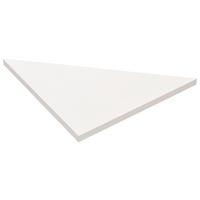 Eckwandboard Skate B:35cm, Weiß Dekor - Weiß, MODERN, Holzwerkstoff (35/1,8/35cm)