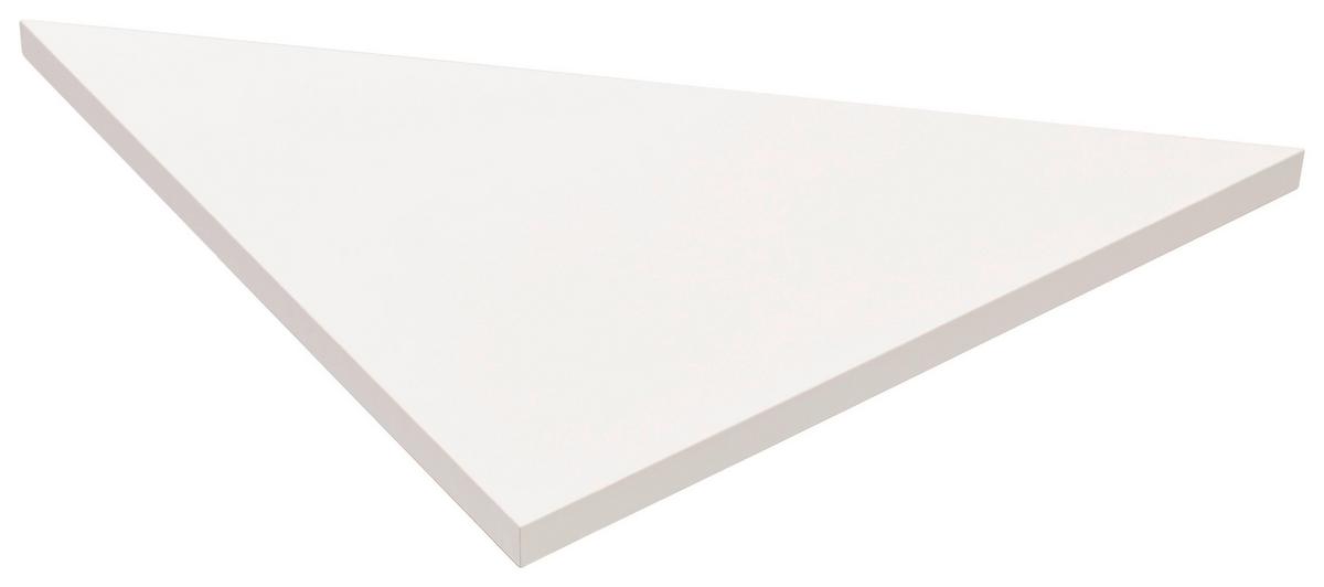 Eckwandboard Skate B:35cm, Weiß Dekor - Weiß, MODERN, Holzwerkstoff (35/1,8/35cm)