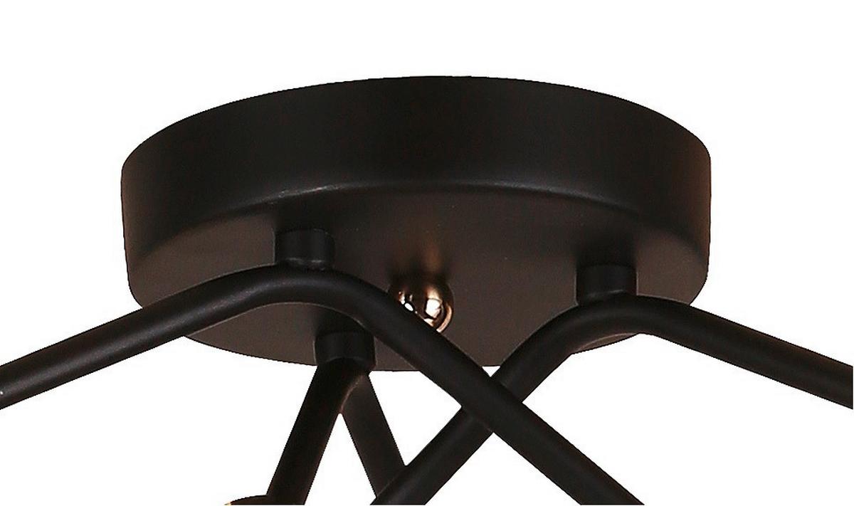 Deckenleuchte 36-79718 Tiara - Schwarz, KONVENTIONELL, Metall (38/38/17cm)