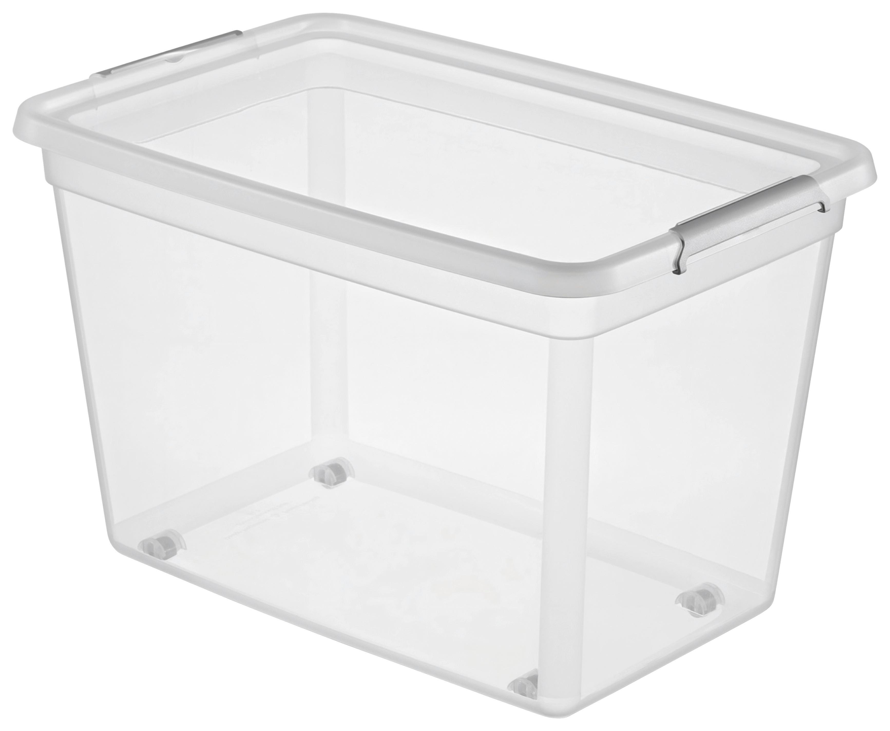 ÚLOŽNÝ BOX CHAOS - CA. 60L - průhledné, Moderní, plast (58,5/39,5/39cm) - Mömax