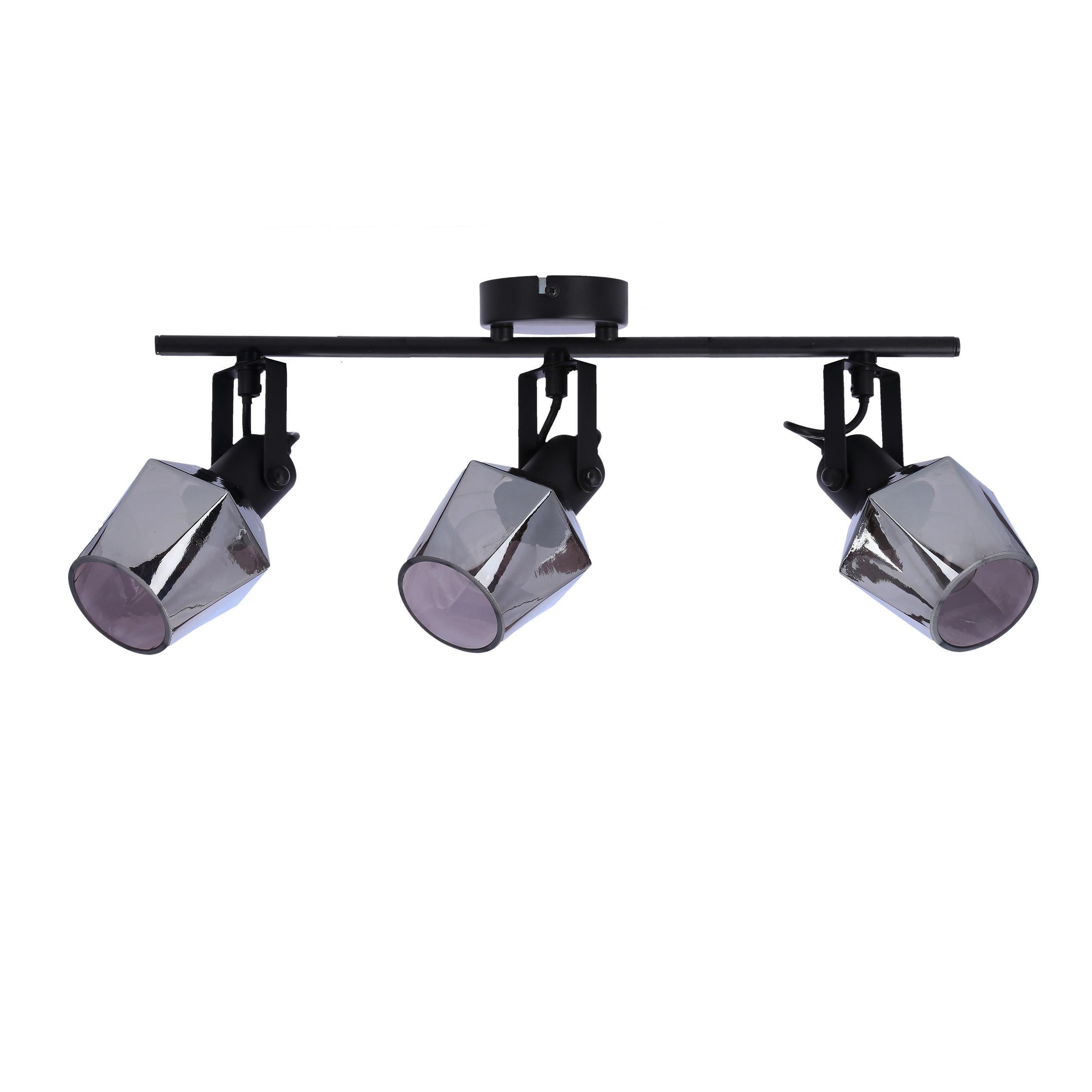 Strahler 93-13378 Randi - Schwarz, Design, Glas/Metall (62/9/22cm)
