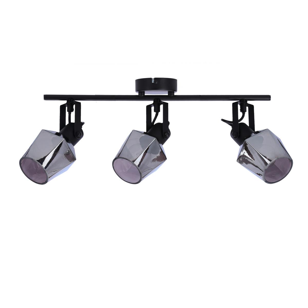 Strahler 93-13378 Randi - Schwarz, Design, Glas/Metall (62/9/22cm)