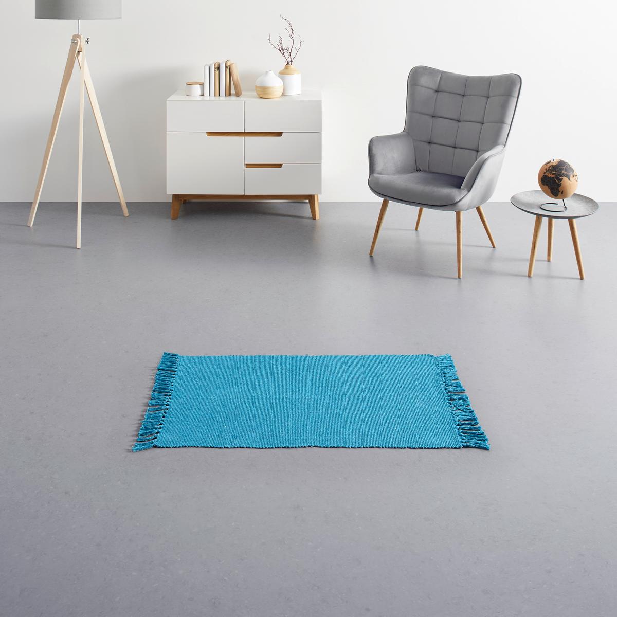 TKANÝ HANDRIČKOVÝ KOBEREC 50/80cm, rôzne farby - modrá/sivá, Konventionell, textil (50/80cm) - Based