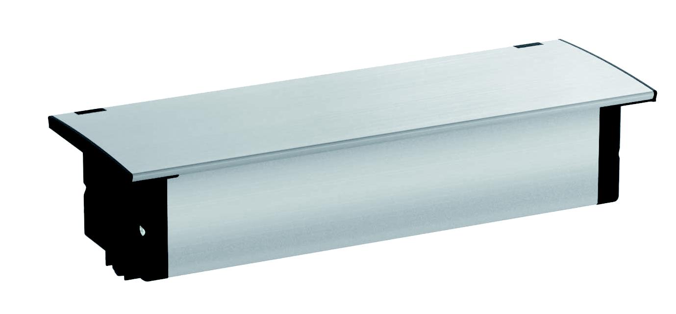 Steckdosenelement Kapsa - Metall (18,8/5,2cm)