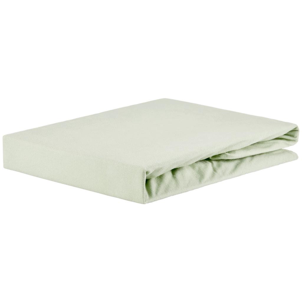 Spannleintuch Jardena Pastell- Grün 180x200 Cm Baumwolle