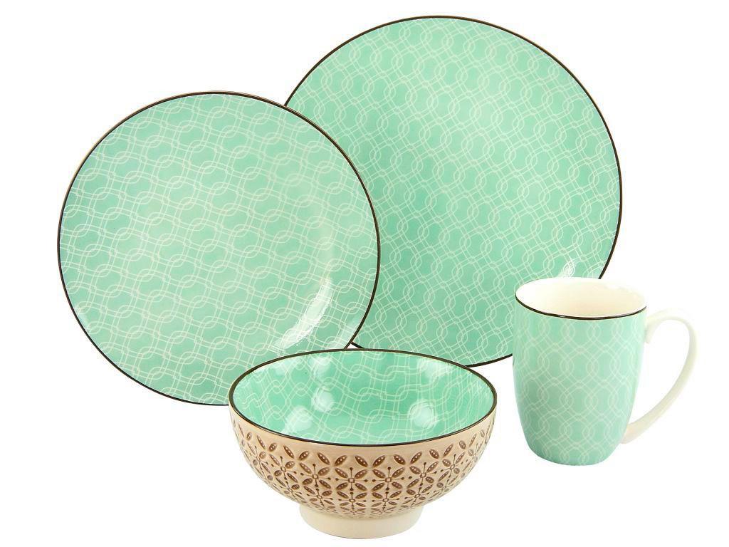 Kombiservice Mandala 12-teilig von Creatable in Multicolor