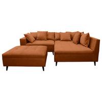 Pruno, Grau S: Rostfarben S: 247x174 Cm - Rostfarben/Schwarz, Design, Textil (247/174cm) - MID.YOU