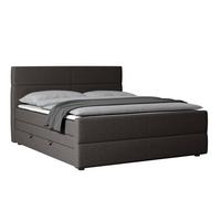 Boxspringbett Verona 180x200 Cm Anthrazit - Anthrazit, MODERN, Holz/Kunststoff (180/200cm) - MID.YOU
