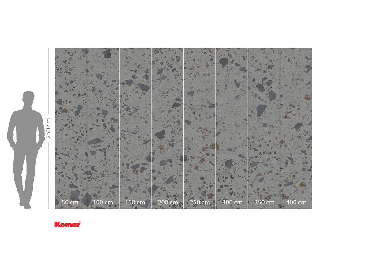 Vliestapete Terrific Terrazzo - Multicolor, Basics (400/250cm) - Komar