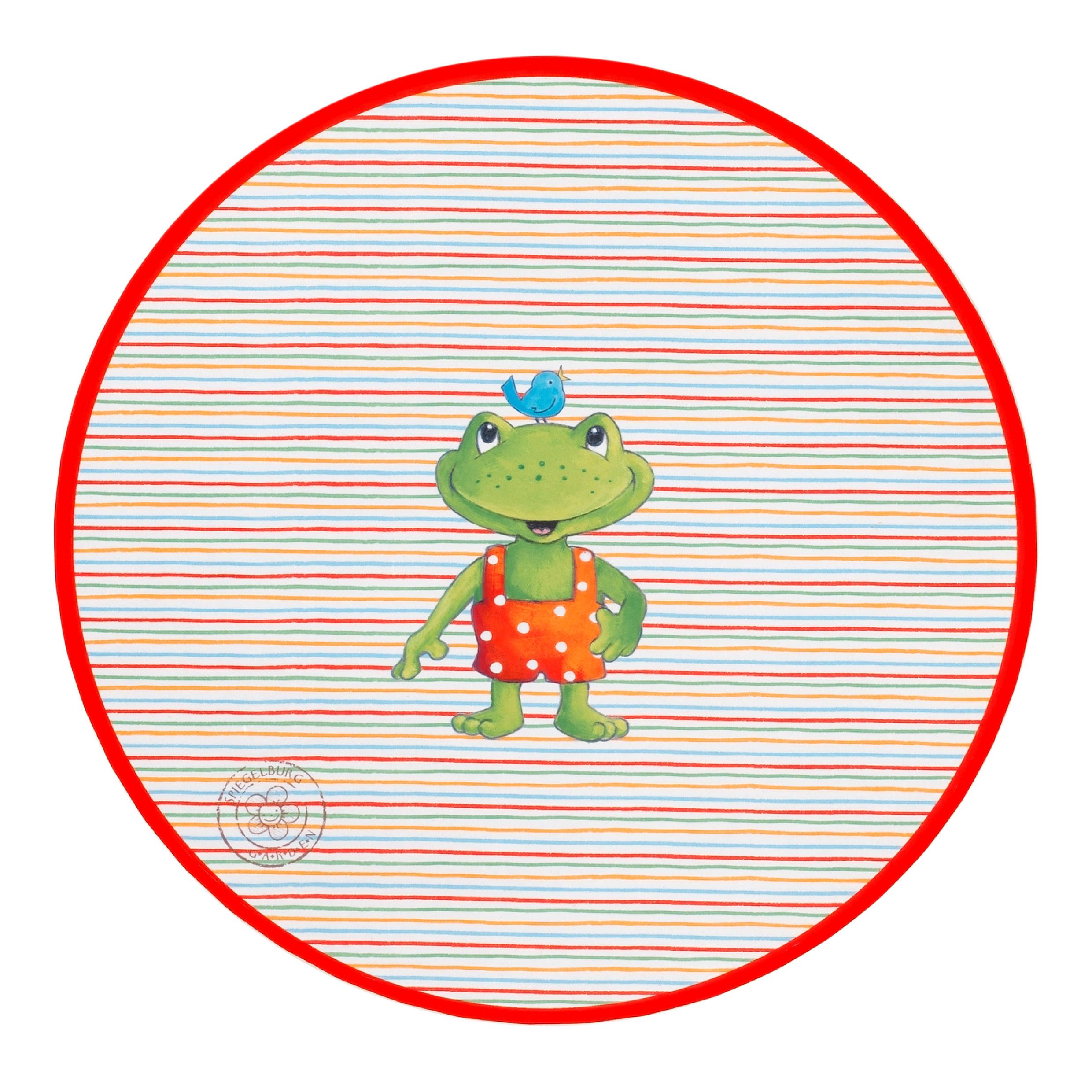 Kinderteppich Ga-614 100 Rund - Rot/Orange, Trend, Textil (100cm)
