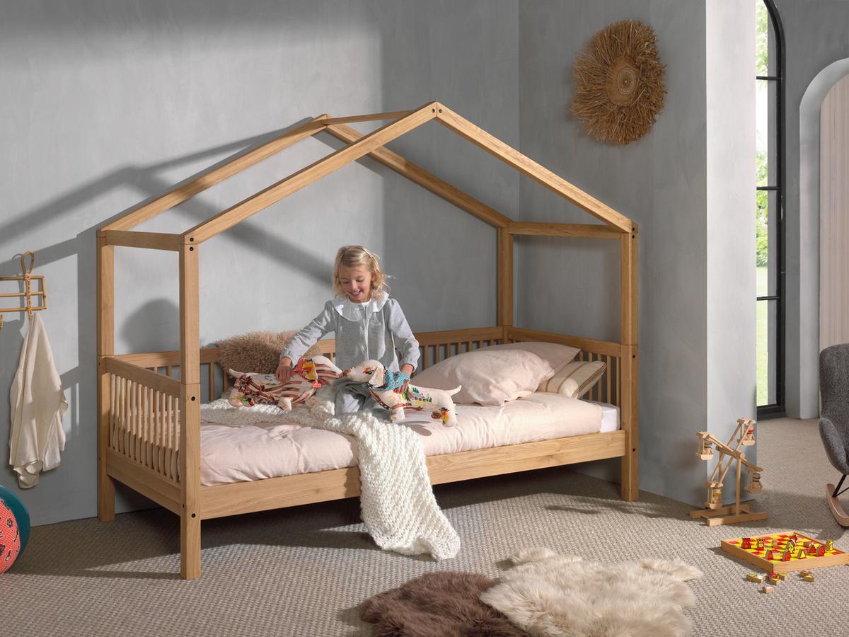 Hausbett Forrest Naturfarben 90x200cm - Naturfarben, MODERN, Holz (90/200cm) - Vipack