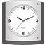 Analoge Wanduhr Quarz - Schwarz/Braun, KONVENTIONELL, Kunststoff/Metall (30/34/5cm)