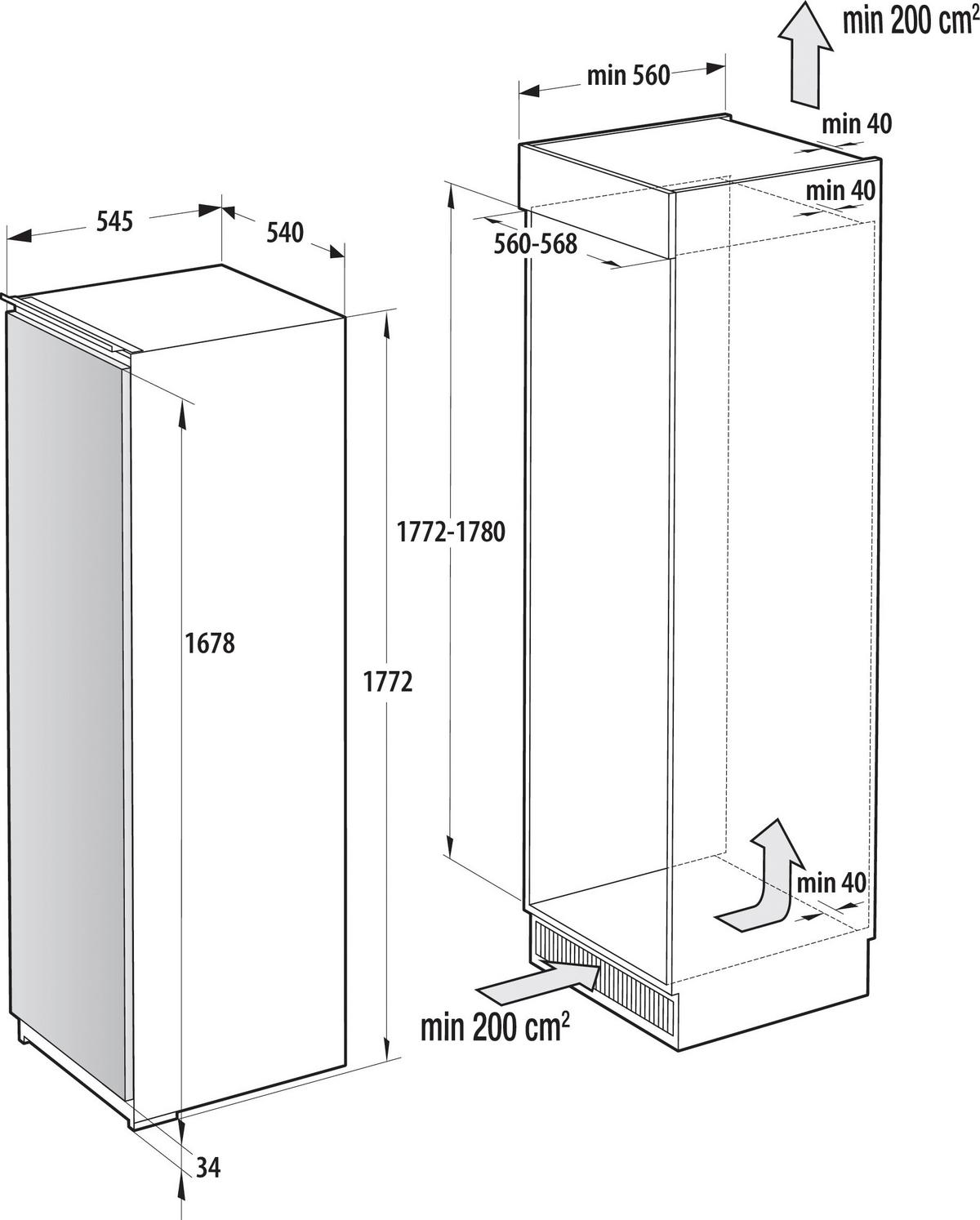 Kühlschrank Ri517e41wf - Weiß, Basics (54/177,2/54,5cm) - Gorenje
