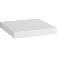 NÁSTENNÁ POLICA SIMPLE - biela, Modern, kompozitné drevo (23,5/3,8/23,5cm)