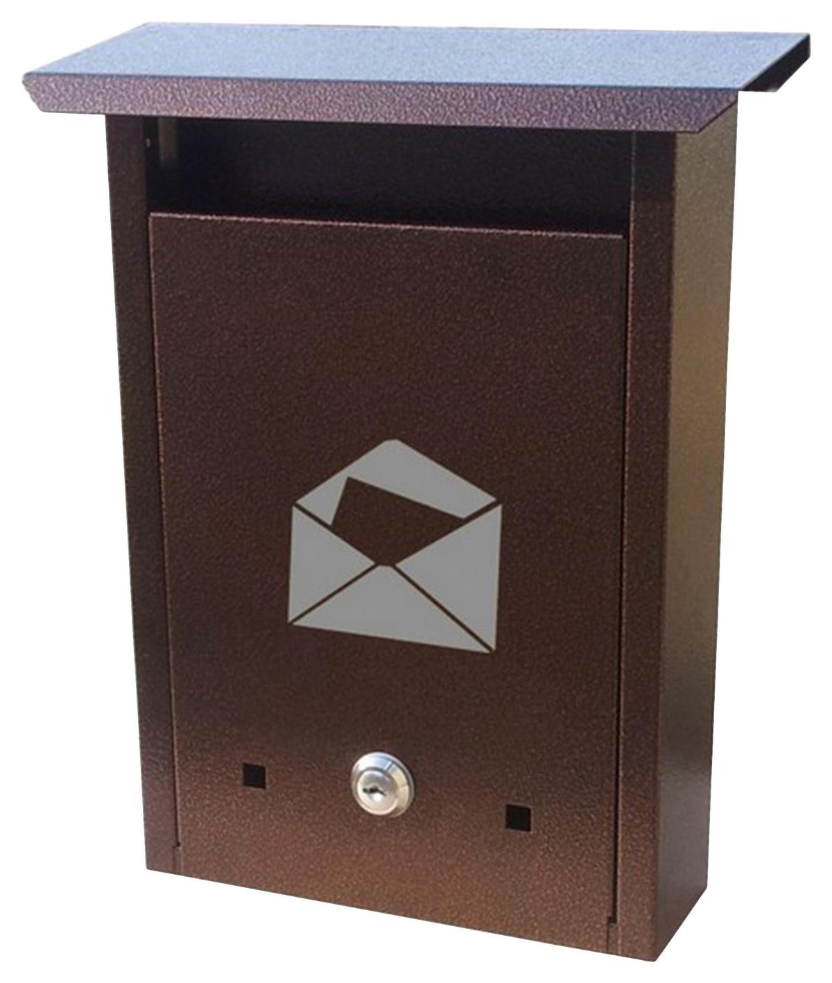 Postaláda Kültéri - bronz, Basics, fém (21/31.5/7cm)