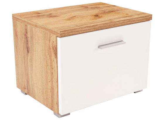 Garderobenbank Space New - Chromfarben/Eichefarben, MODERN, Holzwerkstoff (55/38/35cm) Garderobenbank Space New - Chromfarben/Eichefarben, MODERN, Holzwerkstoff (55/38/35cm)