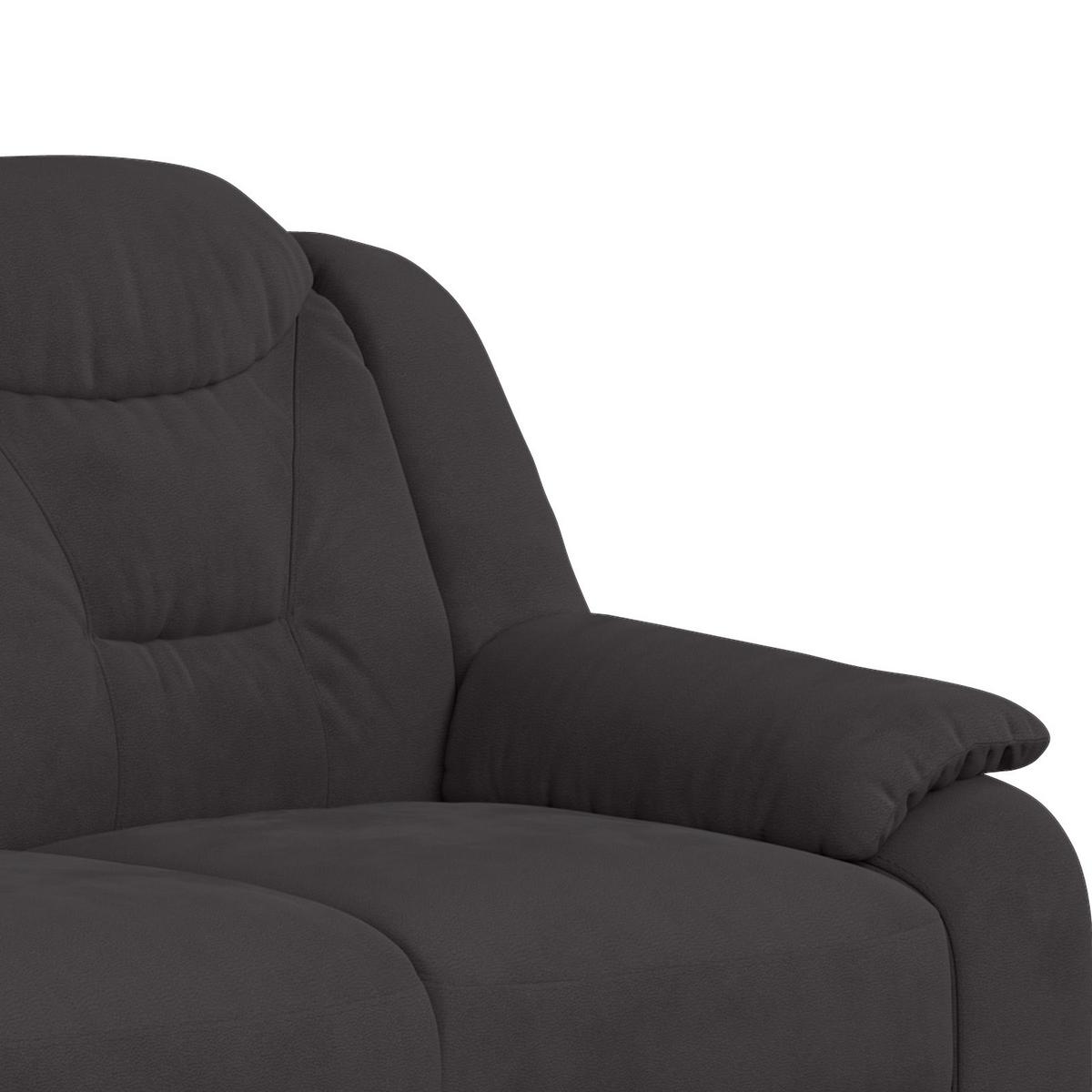 2-sitzer-sofa Marcus Sparta Anthrazit - Anthrazit/Schwarz, Basics, Textil (138/99/99cm) - MID.YOU