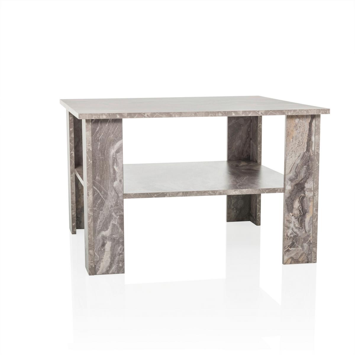 Couchtisch Bismo Grau B: 70 cm - Grau, MODERN, Holzwerkstoff (70/70/45cm) - MID.YOU