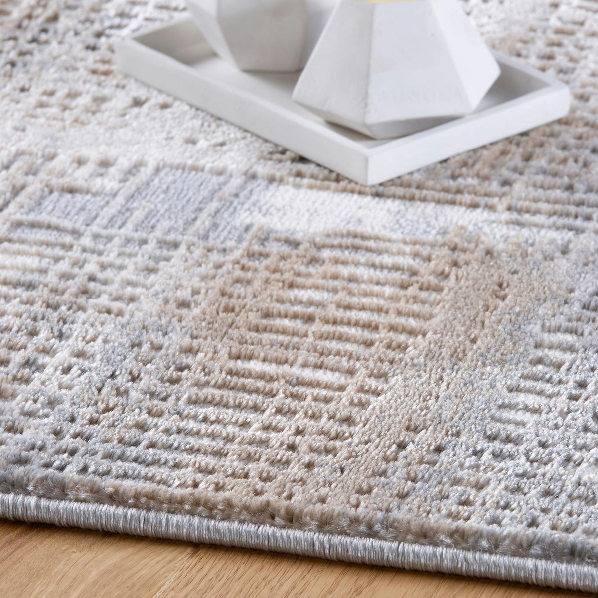 Webteppich My Salsa - Taupe, Design, Textil (120/170cm) - Obsession
