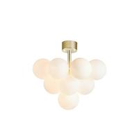 Hängeleuchte Weiß, Gold, 20w - Goldfarben/Weiß, Basics, Glas/Metall (56/51cm) - Markslöjd