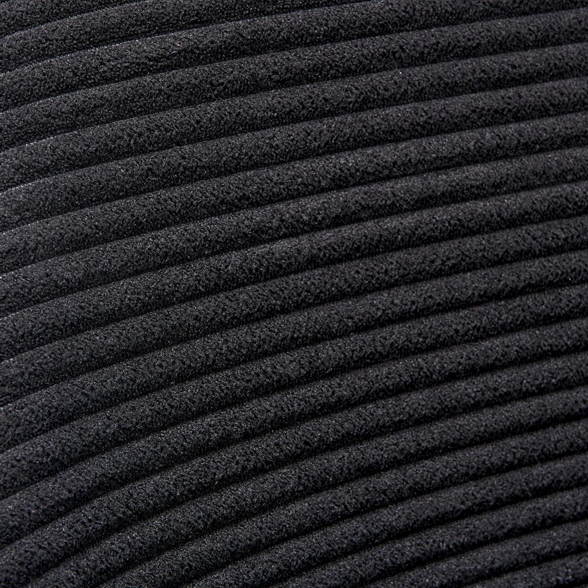 Armlehnstuhl Cardiff - Schwarz/Naturfarben, LIFESTYLE, Textil/Metall (57/83/62cm) - MID.YOU