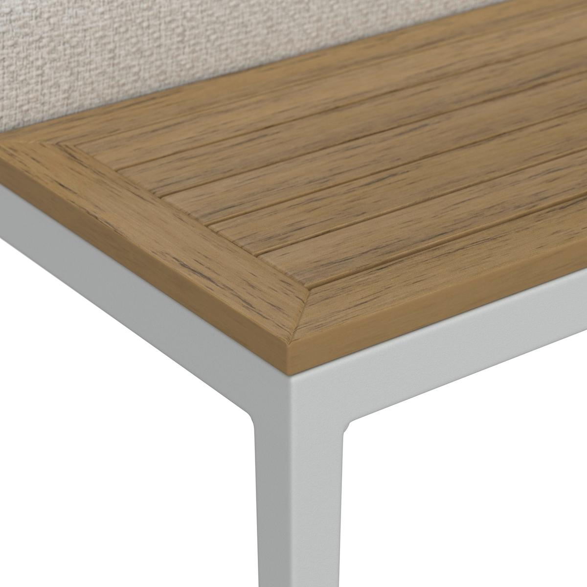 TERASOVÁ SEDACIA SÚPRAVA ÄNNA - krémová/prírodná farba, Modern, kov/textil (270/68/90cm) - Bessagi Garden