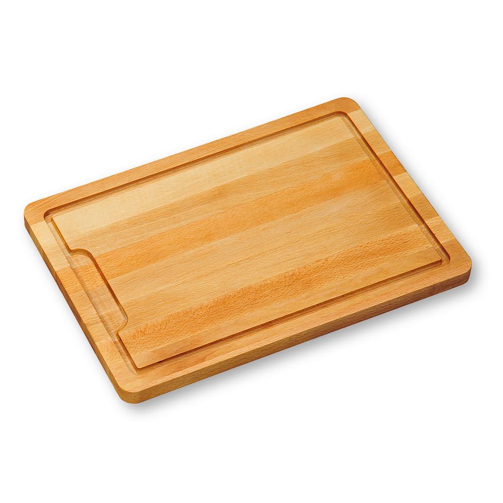 Schneidebrett Buchefarben L: 50 cm - Buchefarben, Basics, Holz (50/36/2cm) - Kesper