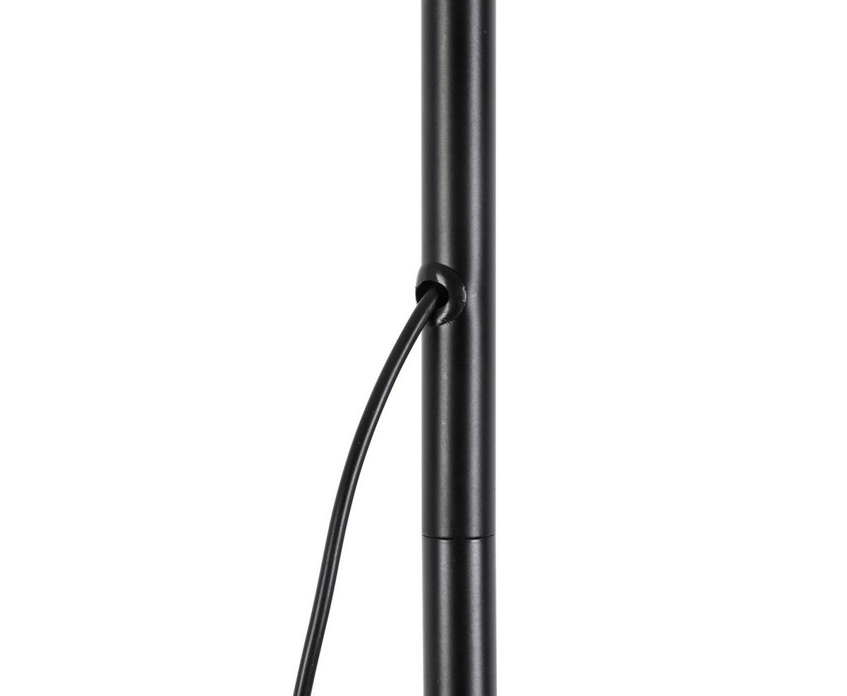 Stehleuchte David Dimmbar Schwarz - Schwarz, Design, Kunststoff/Metall (22/155cm) - Luca Bessoni