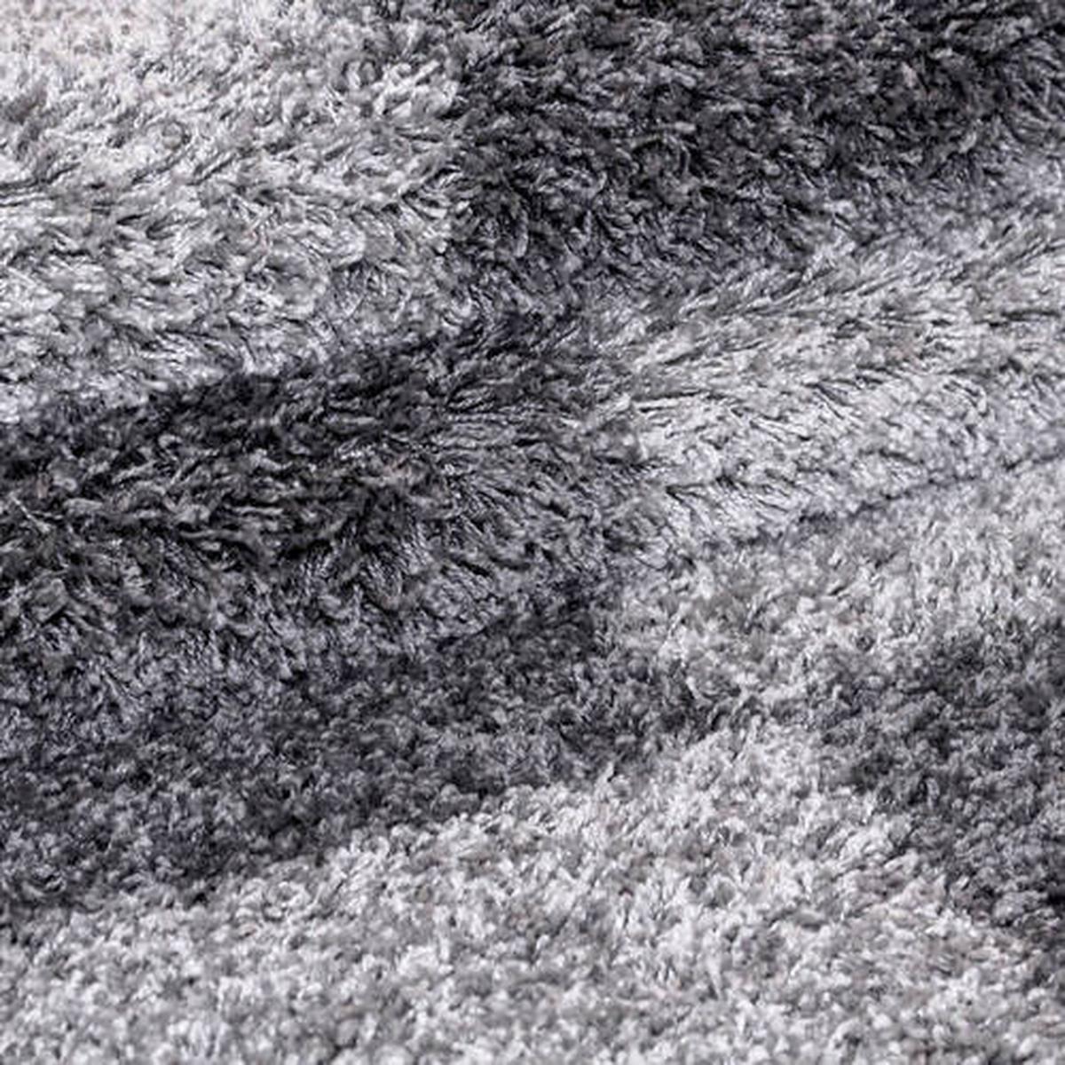 Hochflorteppich Gala - Grau, Design, Textil (80/80cm) - Novel