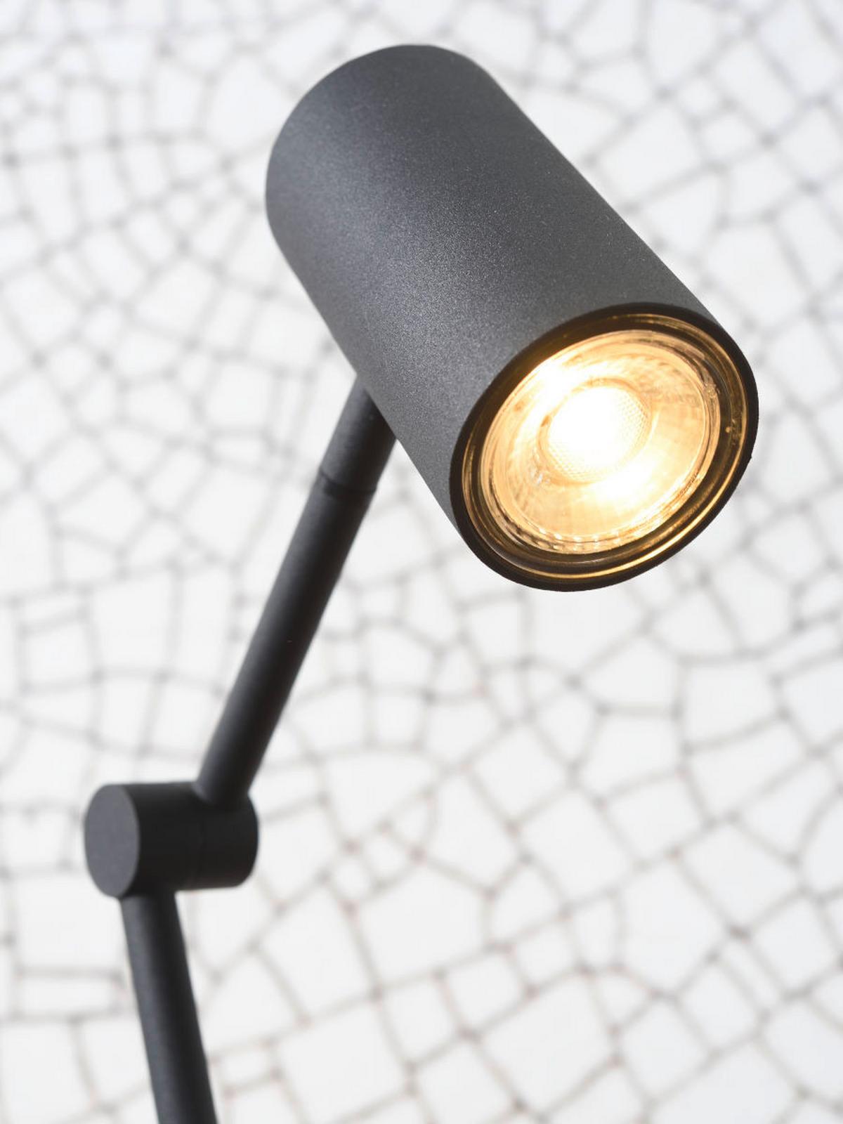 Tischlampe Montreux Schwarz verstellbare Arme - Schwarz, Basics, Metall (17/40/0,8cm) - It's about Romi