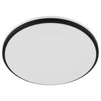Led-deckenleuchte Marunella Ø 34 Cm - Schwarz/Weiß, Basics, Kunststoff/Metall (34/6,5cm)