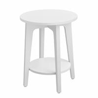 PRÍRUČNÝ STOLÍK BIELA - biela, Trend, kompozitné drevo (40/50/40cm) - MID.YOU