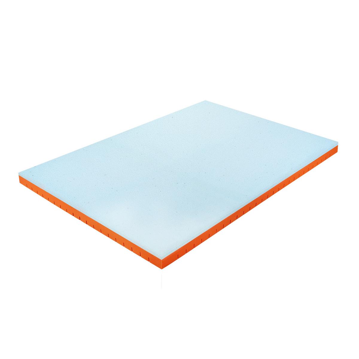 Topper Eazzzy Premium Cube mittelfest 180x200 - Weiß, Basics, Kunststoff (180/200cm) - Genius